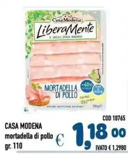 Del Prete Distribuzioni Casa Modena mortadella di pollo offerta