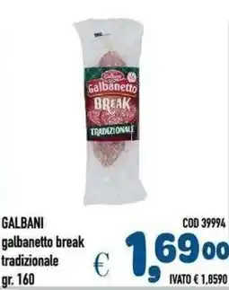 Del Prete Distribuzioni Galbani galbanetto break tradizionale offerta