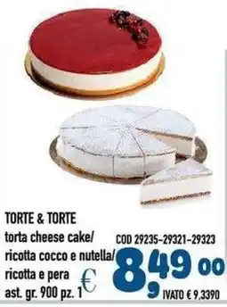 Del Prete Distribuzioni Torte & Torte torta cheese cake offerta