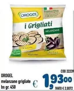 Del Prete Distribuzioni Orogel melanzane grigliate offerta