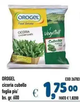 Del Prete Distribuzioni Orogel cicoria cubello foglia piu' offerta