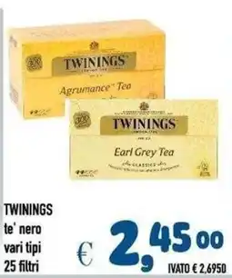 Del Prete Distribuzioni Twinings te' nero offerta