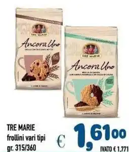 Del Prete Distribuzioni Tre Marie frollini vari tipi offerta