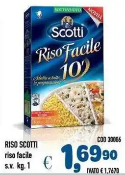 Del Prete Distribuzioni Riso Scotti riso facile offerta