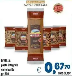 Del Prete Distribuzioni Divella pasta integrale offerta