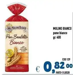 Del Prete Distribuzioni Mulino Bianco Pan Bauletto Bianco offerta