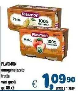 Del Prete Distribuzioni Plasmon omogeneizzato frutta offerta