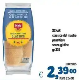 Del Prete Distribuzioni Schar classico del mastro panettiere senza glutine offerta