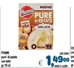 Del Prete Distribuzioni Pfanni pure' di patate con latte offerta