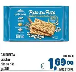 Del Prete Distribuzioni Galbusera cracker riso su riso offerta