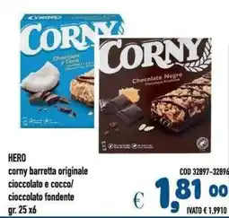 Del Prete Distribuzioni Corny barretta originale cioccolato e cocco offerta