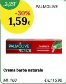 Re Mercato Lucrezia Palmolive crema barba naturale offerta