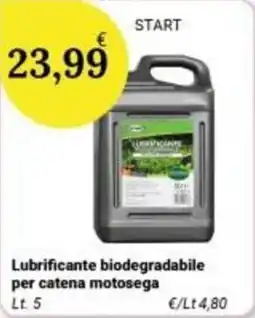 Re Mercato Lucrezia Lubrificante biodegradabile per catena motosega offerta