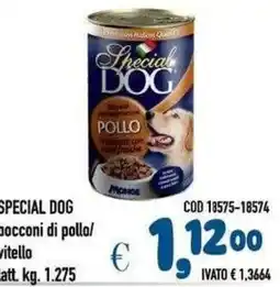 Del Prete Distribuzioni Special Dog bocconi di pollo/vitello offerta