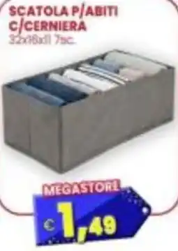 Punto Shopping Megastore Scatola p/abiti c/cerniera offerta