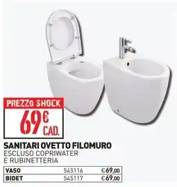 Ottimax Sanitari Ovetto Filomuro offerta