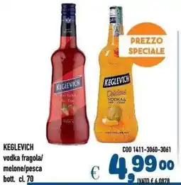 Del Prete Distribuzioni Keglevich vodka fragola offerta