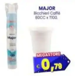Punto Shopping Megastore Major bicchieri caffè offerta