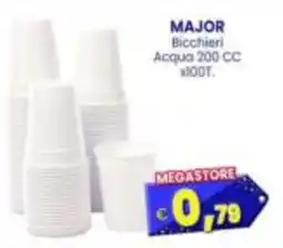 Punto Shopping Megastore Bicchieri Major offerta