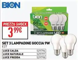 Ottimax Bion lampadine goccia 9W offerta