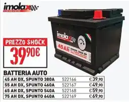 Ottimax Batteria auto Imola offerta