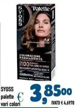 Del Prete Distribuzioni Syoss palette offerta