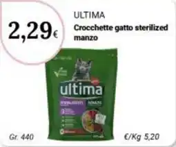 Re Mercato Lucrezia Ultima crocchette gatto sterilizzato manzo offerta