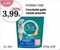 Re Mercato Lucrezia Purina One Crocchette gatto varietà assortite offerta