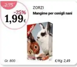 Re Mercato Lucrezia Zorzi mangime per conigli nani offerta