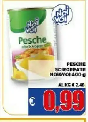 Vivo Supermercati Pesche sciroppate offerta