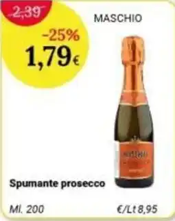 Re Mercato Lucrezia Spumante prosecco Maschio offerta