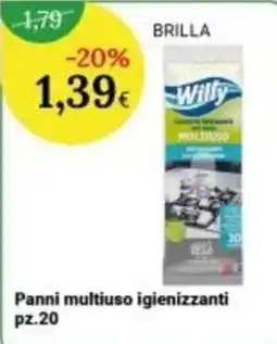 Re Mercato Lucrezia Panni multiuso igienizzanti Willy offerta