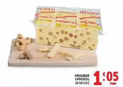 Deco Market President Emmenthal offerta