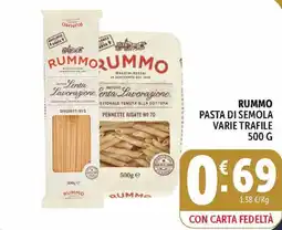 Deco Market Rummo pasta di semola offerta