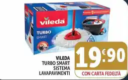 Deco Market Vileda Turbo Smart sistema lavapavimenti offerta