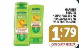 Deco Market Garnier Fructis Hydra Liss & Shine offerta