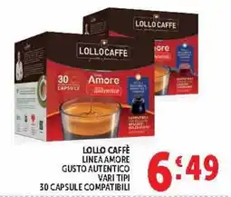 Deco Market Lollo Caffè Linea Amore Gusto Autentico offerta
