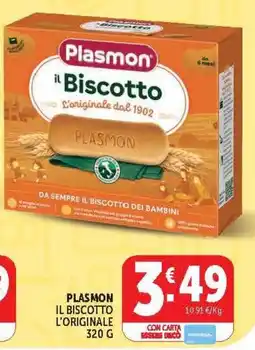Deco Market Plasmon il biscotto l'originale offerta