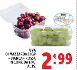 Deco Market Uva di Mazzarone IGP offerta