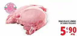 Deco Market Braciola di lombo di suino italiano offerta