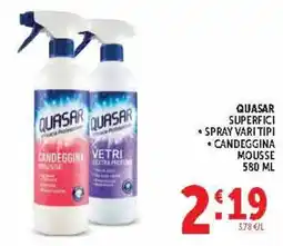 Deco Market Quasar candeggina mousse offerta