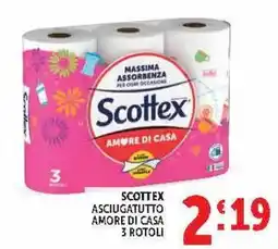 Deco Market Scottex asciugatutto amore di casa offerta