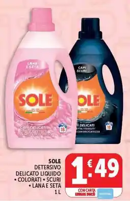 Deco Market Sole detergente delicato liquido offerta