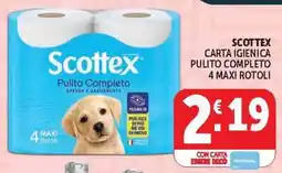 Deco Market Scottex carta igienica pulito completo offerta