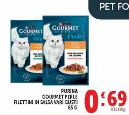 Deco Market Purina Gourmet Perle Filettini in Salsa Vari Gusti offerta