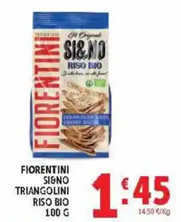 Deco Market Fiorentini signo triangolini riso bio offerta
