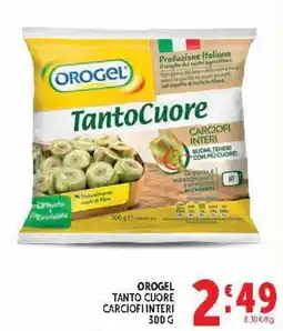 Deco Market Orogel tanto cuore carciofi interi offerta