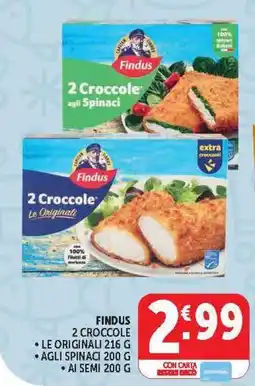 Deco Market Findus 2 Crocchette offerta