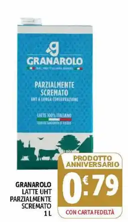 Deco Market Granarolo latte UHT parzialmente scremato offerta