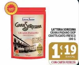 Deco Market Latteria Soresina Grana Padano Dop Grattugiato Fresco offerta